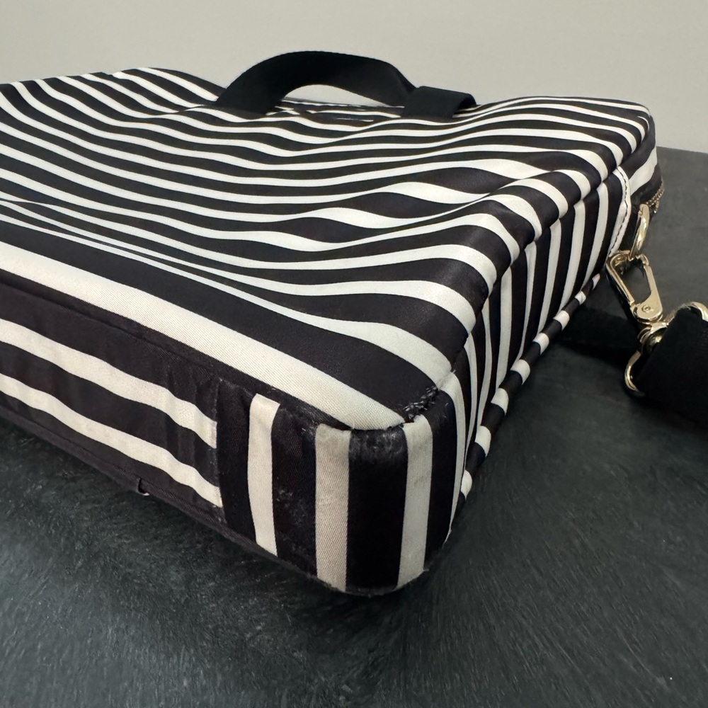 Kate Spade Classic Nylon Stripe Laptop Commuter Bag - Picture 7 of 12